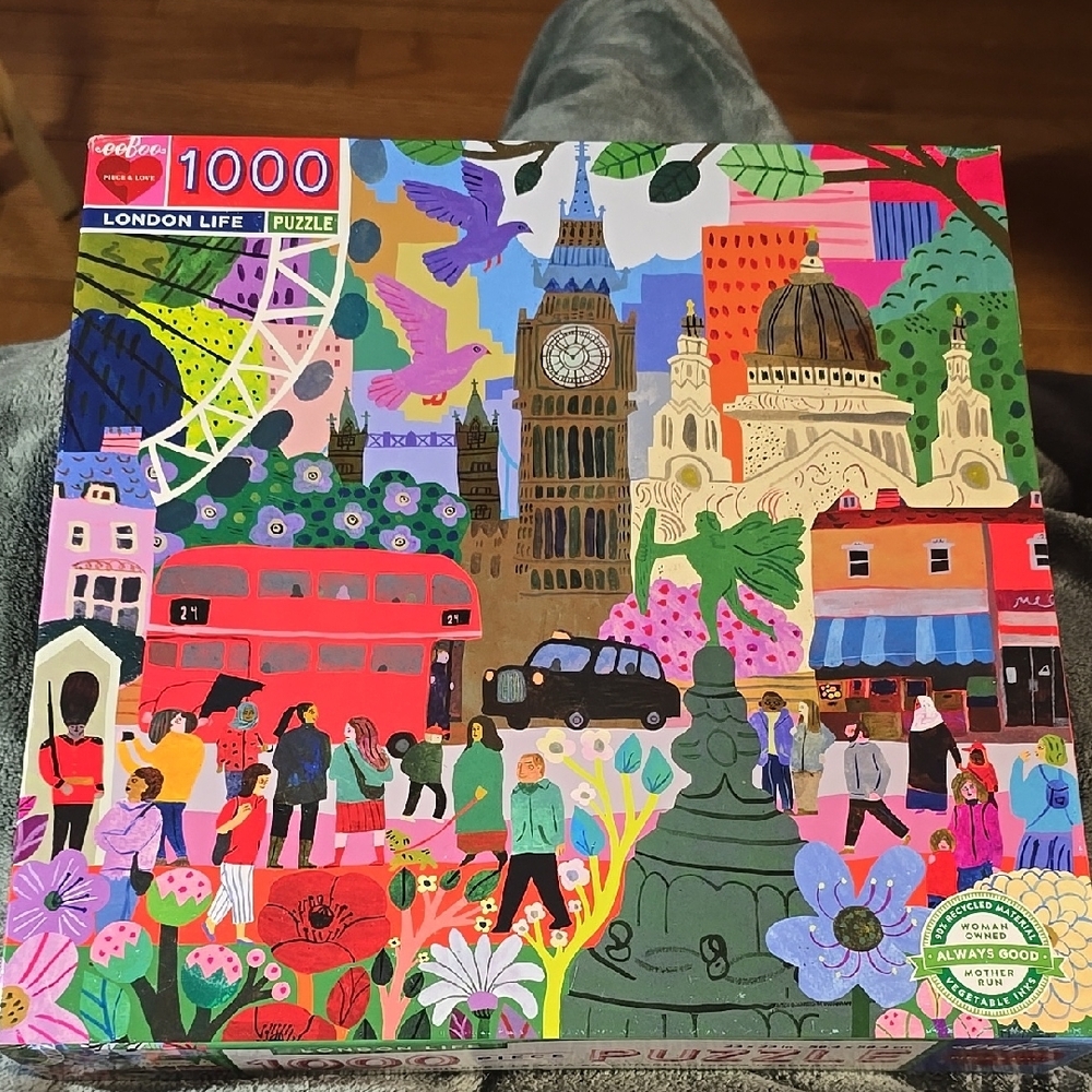 Colorful London 1000 Piece Puzzle